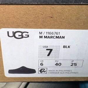 UGG Men's Marcman Black Loafers